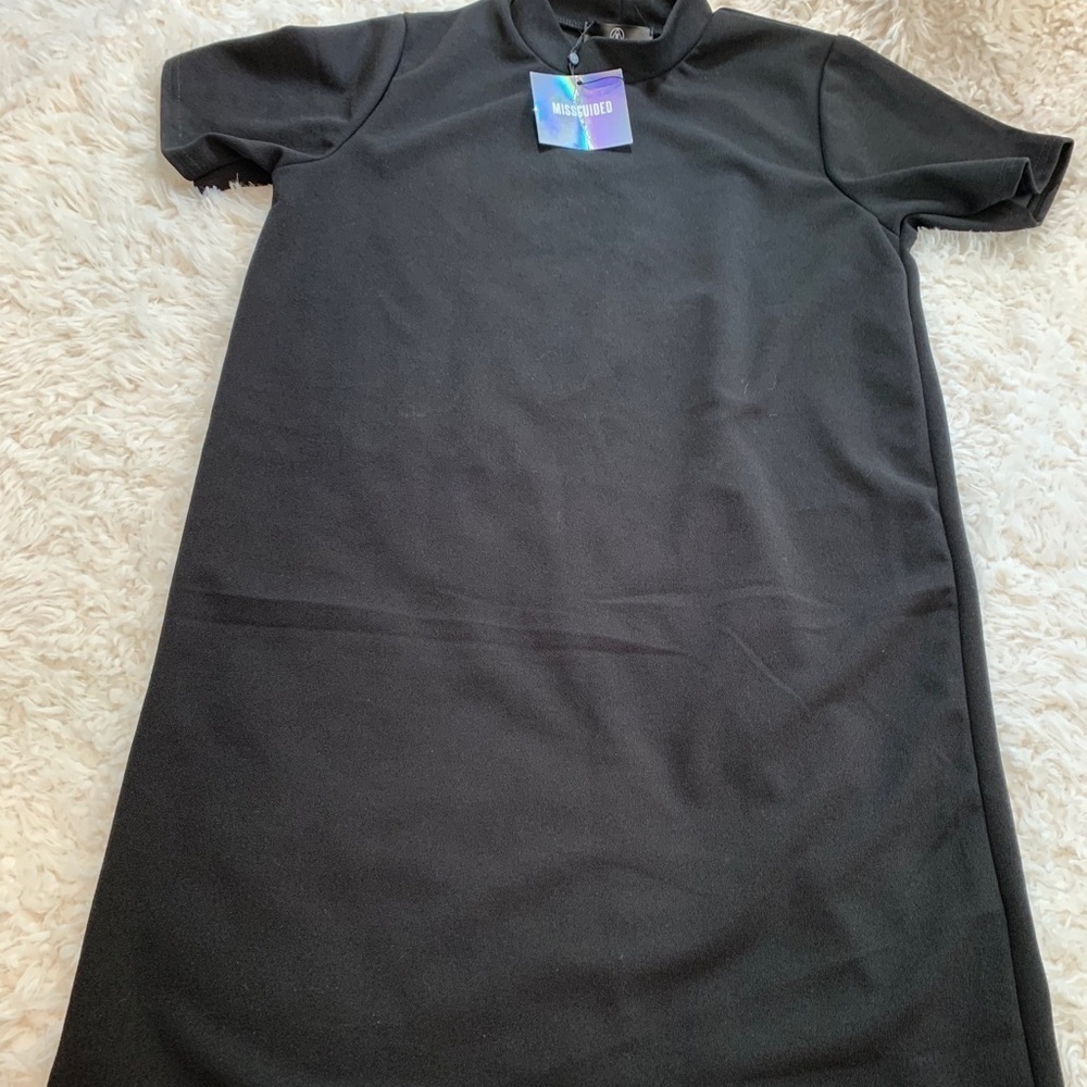 Missguided  BLACK SHIFT DRESS